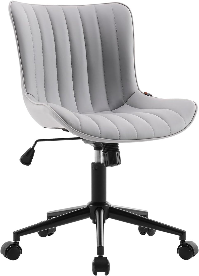 Home Office Chair Swivel Armless Desk All