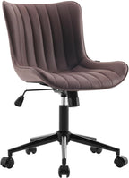 Home Office Chair Swivel Armless Desk All