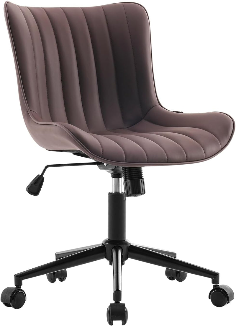Home Office Chair Swivel Armless Desk All