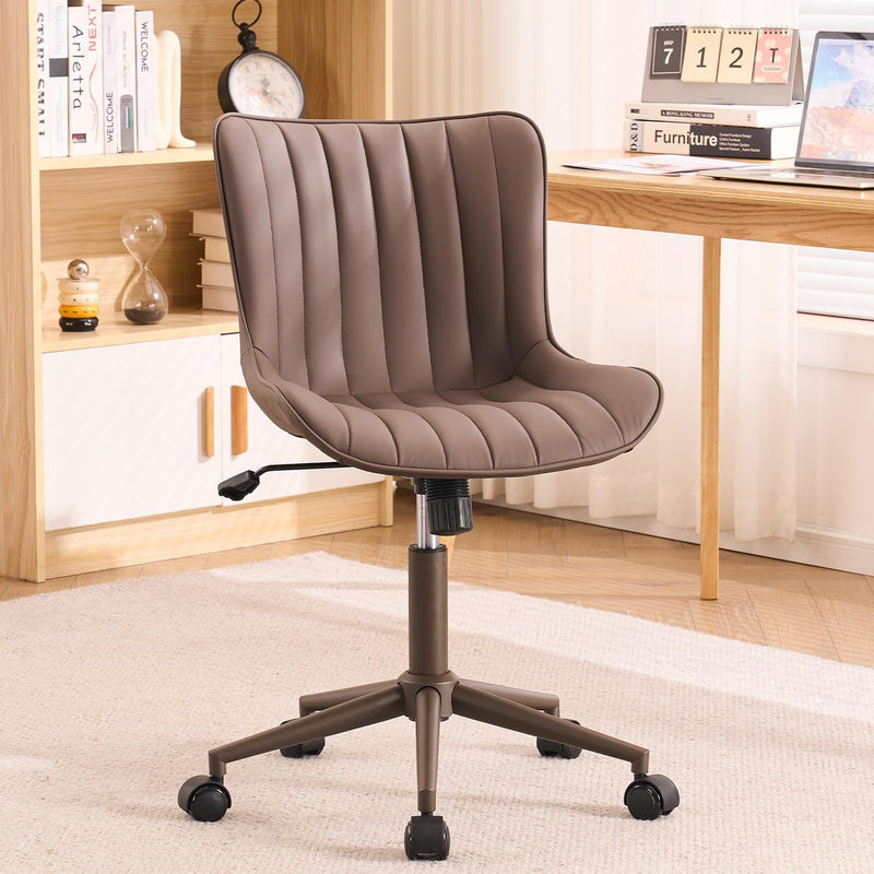 Home Office Chair Swivel Armless Desk All