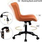 Home Office Chair Swivel Armless Desk All