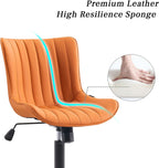 Home Office Chair Swivel Armless Desk All