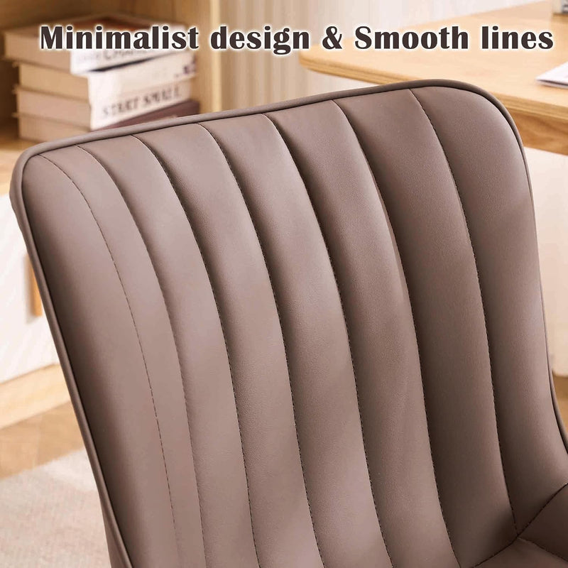 Home Office Chair Swivel Armless Desk All