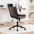 Home Office Chair Swivel Armless Desk All