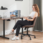 Home Office Chair Swivel Armless Desk All