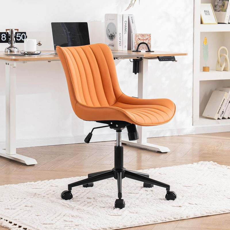 Home Office Chair Swivel Armless Desk All