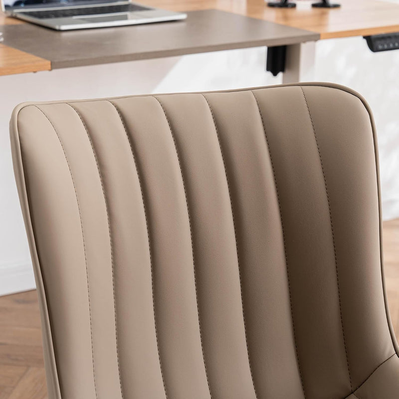 Home Office Chair Swivel Armless Desk All