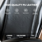 Home Office Desk Chair Mid Back PU Leather