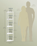Home Superfast Toolless Assembly 3-Tier Corner Shelf Shelving