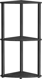 Home Superfast Toolless Assembly 3-Tier Corner Shelf Shelving