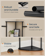 Home Superfast Toolless Assembly 3-Tier Corner Shelf Shelving