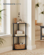 Home Superfast Toolless Assembly 3-Tier Corner Shelf Shelving