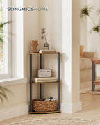 Home Superfast Toolless Assembly 3-Tier Corner Shelf Shelving