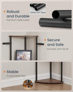 Home Superfast Toolless Assembly 3-Tier Corner Shelf Shelving