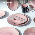 Homevss Dinnerware Set Service for 4 Plates (16 Piece)