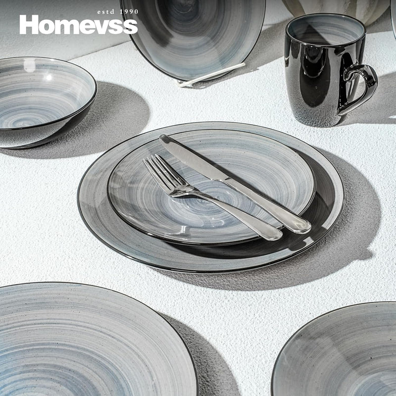 Homevss Dinnerware Set Service for 4 Plates (16 Piece)