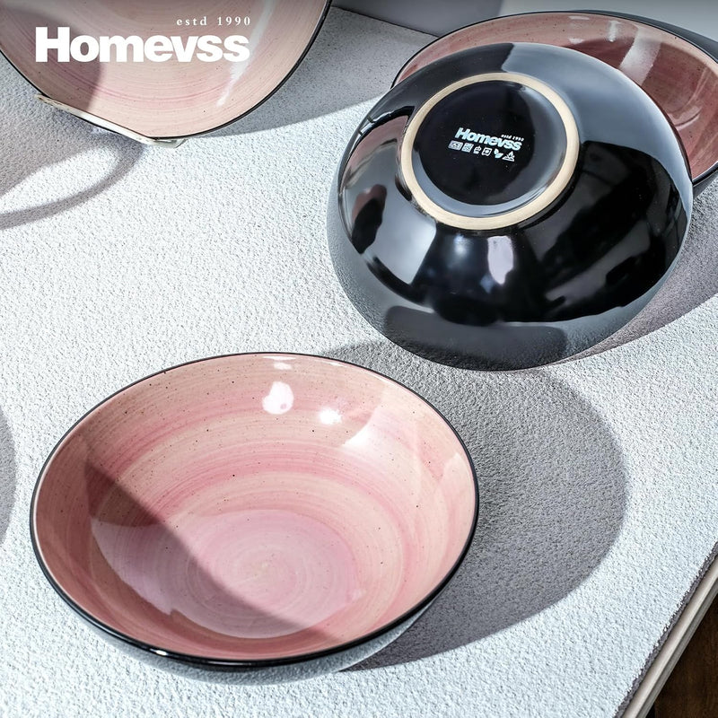 Homevss Dinnerware Set Service for 4 Plates (16 Piece)