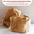 Honeycomb Sustainable Thick Paper Packaging Roll