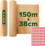 Honeycomb Sustainable Thick Paper Packaging Roll