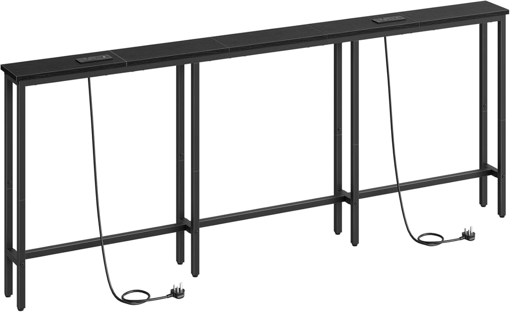200CM Slim Console Table with 2 Charging