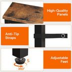 200CM Slim Console Table with 2 Charging