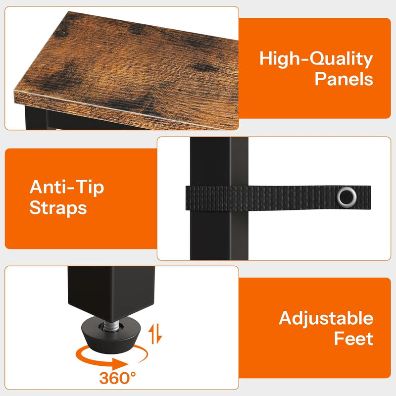 200CM Slim Console Table with 2 Charging