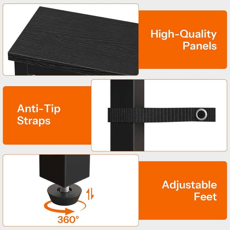 200CM Slim Console Table with 2 Charging
