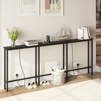 200CM Slim Console Table with 2 Charging