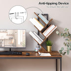 Hoobro Tree Bookshelf Tall 9-Tier Floor Standing Book
