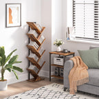 Hoobro Tree Bookshelf Tall 9-Tier Floor Standing Book