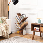 Hoobro Tree Bookshelf Tall 9-Tier Floor Standing Book