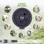 Hose Reel 30m Wall Mounted Garden with Auto