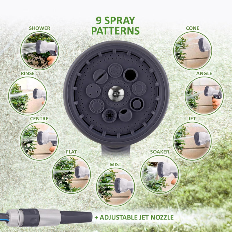 Hose Reel 30m Wall Mounted Garden with Auto