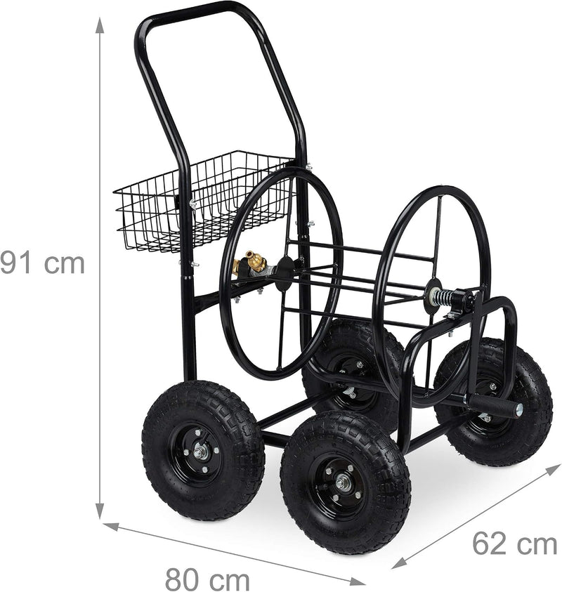 Hose Trolley Up to 75 Meters 4 Rubber