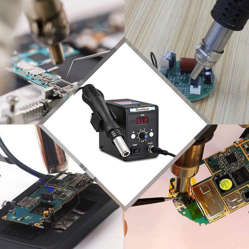 Hot Air Smd Rework Station 100-500 Degreesc Heat