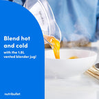 Hot and Cold Blender Combo Includes Powerful 1200W