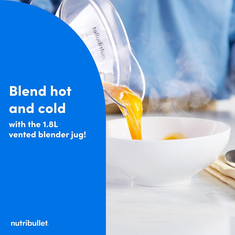 Hot and Cold Blender Combo Includes Powerful 1200W