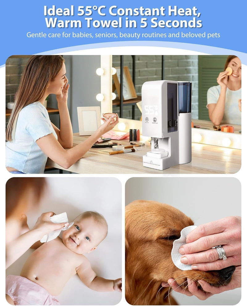 Hot Face Towel Heater Machine Automatic Disposable Warmer