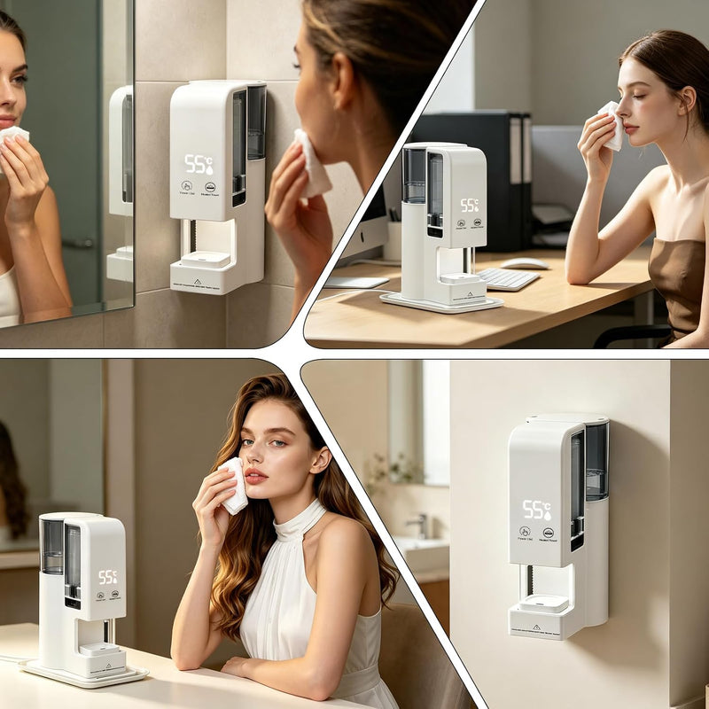 Hot Face Towel Warmer Dispenser Machine Automatic Disposable