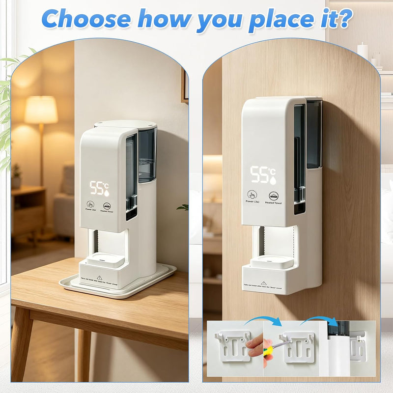 Hot Face Towel Warmer Dispenser Machine Automatic Disposable