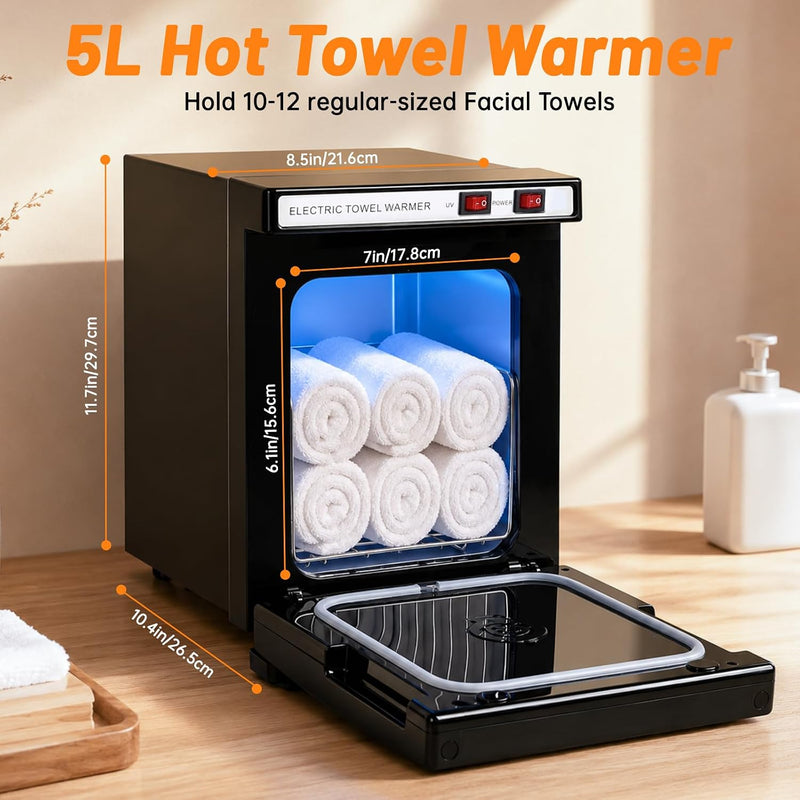 Hot Towel Warmer 5L Heater Cabinet with Clip