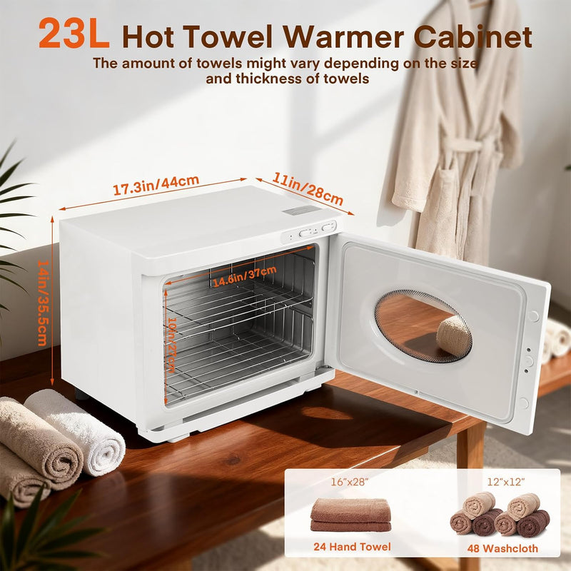 Hot Towel Warmer 5L Heater Cabinet with Clip