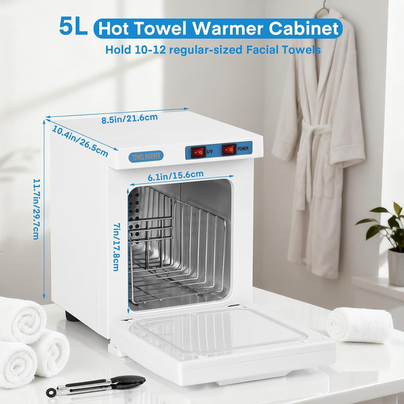 Hot Towel Warmer 5L Heater Cabinet with Clip