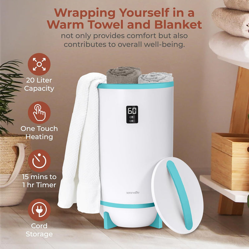 Hot Towel Warmer Bucket W Customised Fragrance