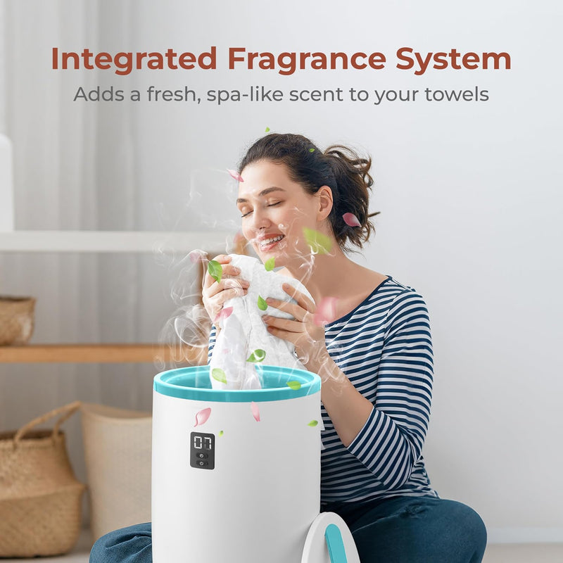 Hot Towel Warmer Bucket W Customised Fragrance