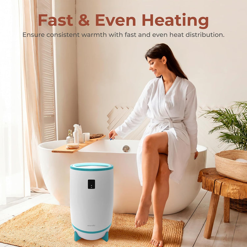 Hot Towel Warmer Bucket W Customised Fragrance