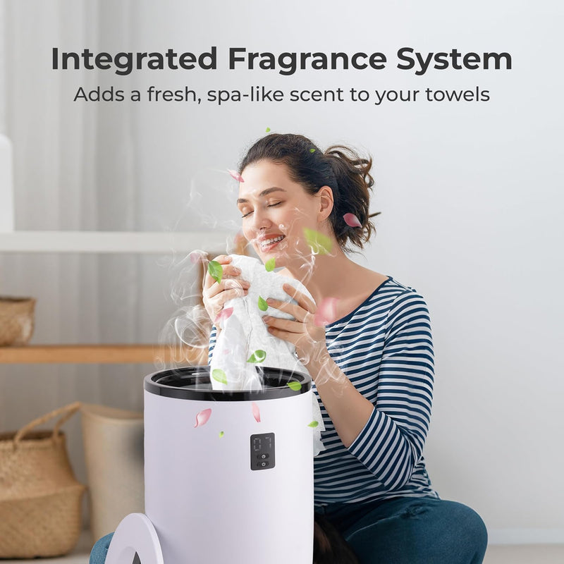Hot Towel Warmer Bucket W Customised Fragrance