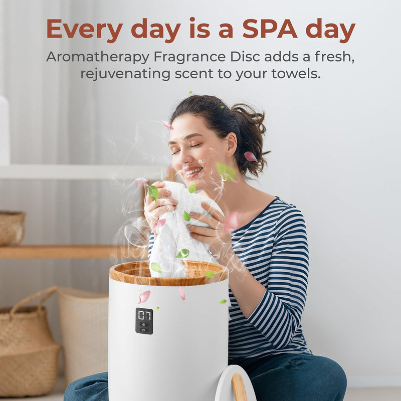 Hot Towel Warmer Bucket W Customised Fragrance