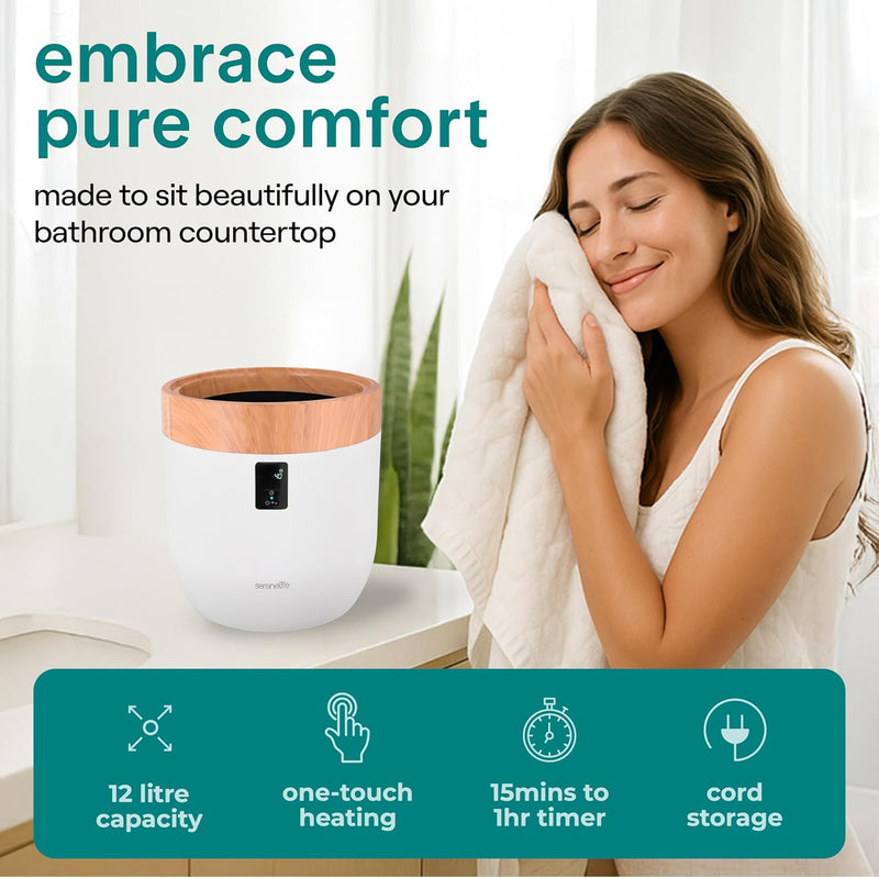 Hot Towel Warmer Bucket with Customised Fragrance