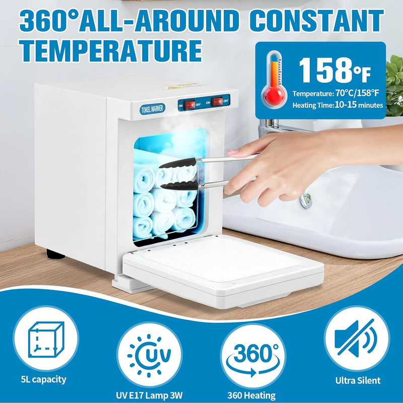 Hot Towel Warmer Cabinet Rapid Heating with UV